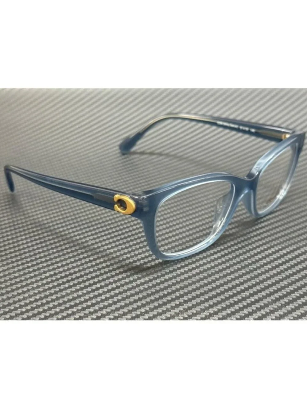New Coach Women Milky Denim Eyeglasses 51-18-140
